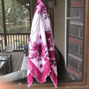 Turkish floral scarf